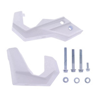 POLISPORT WYPRZEDAŻ OSŁONA DOLNEJ CZĘŚCI AMORTYZATORA PRZÓD (Z ZESTAWEM MONTAŻOWYM) HONDA CRF 250/450 '15-'24 KOLOR BIAŁY