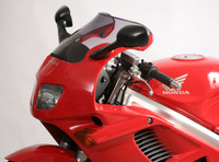Szyba motocyklowa MRA HONDA VFR 750 F RC 36, RC36, 1994-1997, forma S, czarna