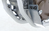 Osłona Silnika Rg Racing Husqvarna Fs450 15-, Engine Case Guard Set Aluminium Silver