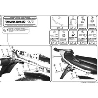 KAPPA STELAŻ KUFRA CENTRALNEGO YAMAHA TDM 850 (96-01) ( BEZ PŁYTY ) - K3360