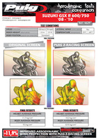 Szyba sportowa PUIG do Suzuki GSX-R600 / 750 08-10