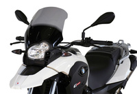 Szyba motocyklowa MRA BMW G 650 GS, E650G, 2011-, forma T, czarna
