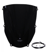 Szyba motocyklowa MRA KAWASAKI ZX 6 R, ZX600J/A, 2000-2002, forma R, czarna