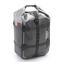 KAPPA TORBA NA SIEDZENIE / BAGAŻNIK 20L 100% WODOSZCZELNA KOLOR CZARNO-SREBRNY (K' RUGGED) (45X27X19CM) - AV02