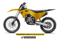 UFO KOMPLET PLASTIKÓW (FULL KIT) Z OSŁONAMI TELESKOPÓW (AMORTYZATORÓW) HUSQVARNA TC 125 / 250 '23-'24, FC 250 / 350 / 450 '23-'24, FX 350 / 450 '23-'24, TX 300 '24, KOLOR ZŁOTY - WYPRZEDAŻ