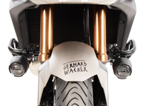 Zestaw adapterów czarny do oryginalnych reflektorów dodatkowych do połączenia z osłoną silnika Hepco&Becker dla Honda NT 1100 / DCT / ES (2025-)