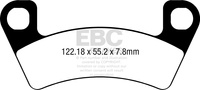Klocki hamulcowe EBC FA740TT (kpl. na 1 tarcze)