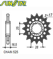 ZĘBATKA NAPĘDOWA SUNSTAR SUNF427-17