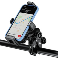 BIKETEC UCHWYT MOTOCYKLOWY ANTYWIBRACYJNY NA TELEFON MONTOWANY NA KIEROWNICĘ TYP: R18