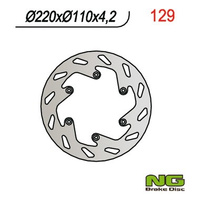 NG TARCZA HAMULCOWA TYŁ KTM SX/EXC/LC 4 (220x110x4,2) (NG141; NG129)