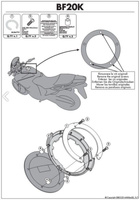 KAPPA MOCOWANIE TANKLOCK HONDA CROSSTOURER 1200 '12-13  - BF20K