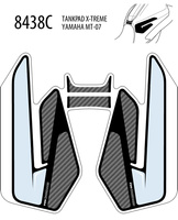 Tankpad PUIG Extreme do Yamaha MT-07 14-20 (trzyczęściowy)