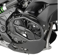 KAPPA GMOLE OSŁONY SILNIKA KAWASAKI VERSYS 650 ('15-'21) CZARNE -USZKODZENIA MALOWANIA