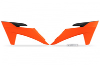 UFO OSŁONY CHŁODNICY KTM SX/SXF(SX-F) 125/250/300/350/450F '23-24 KOLOR POMARAŃCZOWY FLUO