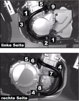 Hepco&Becker 1250/S Bandit (2007-2016) Gmol silnika - 501326 00 01