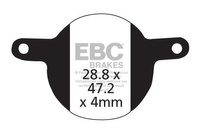 CFA331HH - Klocki hamulcowe rowerowe (spiekane) EBC Brakes
