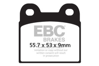 Klocki hamulcowe EBC FA057 (kpl. na 1 tarcze)