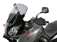 Szyba motocyklowa MRA KAWASAKI KLV 1000, WVBS, 2004- / SUZUKI DL 650-1000V-Strom, forma T, czarna