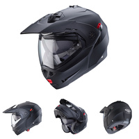 KASK SZCZĘKOWY CABERG FLIP-UP ENDURO TOURMAX X CZARNY MAT