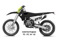 UFO 2025/04 KOMPLET PLASTIKÓW (FULL KIT) Z OSŁONAMI TELESKOPÓW (AMORTYZATORÓW) HONDA CRF 250 R / 450 R '25-, KOLOR CZARNY / BIAŁY