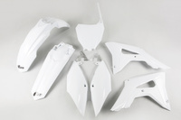 UFO Komplet plastików HONDA CRF 250R '18-'21, CRF 450R '17-'20 kolor BIAŁY (HO119E041)