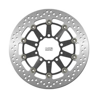NG TARCZA HAMULCOWA PRZÓD KAWASAKI ER6 F/N, ZX 10R 04-15, ZX6R 05-16, KLE 650 VERSYS 07-15, Z 750 (300X80X5MM) (5X10,MM) PŁYWAJĄCA (ŚRODEK ALUMINIOWY,CZARNY)