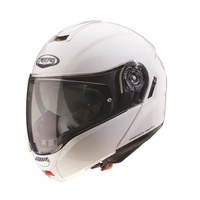 KASK SZCZĘKOWY CABERG FLIP-UP LEVO BIAŁY POŁYSK