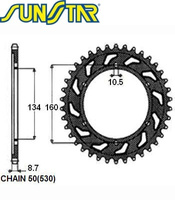 ZĘBATKA NAPĘDZANA STALOWA SUNSTAR SUNR1-5635-41