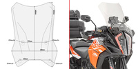 GIVI szyba przezroczysta - KTM 1290 SUPER ADVENTURE (17) - D7706ST