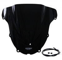 Szyba motocyklowa MRA KAWASAKI ZX 6 R, ZX636A/ZX636B, 2003-2004, forma R, czarna