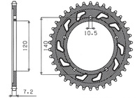 SUNSTAR ZĘBATKA TYLNA 4398 47 SUZUKI DL 650 V-STROM '04-'19 (JTR1792.47) (ŁAŃC. 525) (439847JT)