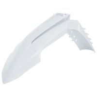 POLISPORT BŁOTNIK PRZÓD KTM SX/SX-F/XC/XC-F/XC-W 125/250/300/350/450 '23-'25; EXC/EXC-F 150/250/300/450/500 '24-'25 KOLOR BIAŁY