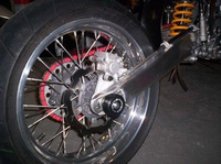 Slidery Wahacza RG Racing Gasgas 125, 250, 450 Black