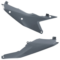 POLISPORT BOCZKI TYLNE KTM SX/SX-F/XC/XC-F '23-'25; EXC/EXC-F/XC-W/XCF-W '24-'25 KOLOR SZARY (N-GREY) (KOMPLET)