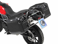 Wycięcie na kufer boczny ze stali nierdzewnej, w tym kufry boczne Xplorer w kolorze czarnym do BMW F 800 GS (2008-2018)