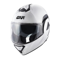 GIVI KASK X.30 BACK - SZCZĘKOWY Z BLĘDĄ I SZCZĘKĄ PRZESUWANĄ DO TYŁU - BIAŁY - ROZMIAR S / 56
