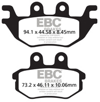 Klocki hamulcowe EBC FA686TT (kpl. na 1 tarcze)