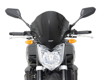 Szyba motocyklowa MRA YAMAHA FZ1, RN16, 2006-, forma NTM, czarna