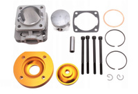 CYLINDER ALUMINIOWY Z GŁOWICĄ POWER FORCE POCKET BIKE 44 MM 2T