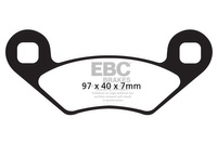 Klocki hamulcowe EBC SXR159HH Side By Side Race Formula (kpl. na 1 tarcze)