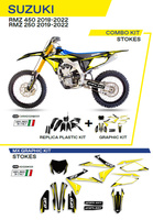 UFO Komplet plastików plus komplet naklejek (oklein) SUZUKI RMZ 250 '19-'22