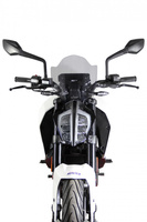 Szyba motocyklowa MRA KTM DUKE 125, , 2017-, forma NSPM, przyciemniana
