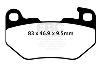 Klocki hamulcowe EBC FA760 (kpl. na 1 tarcze)