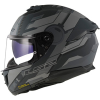 Kask integralny z blendą LS2 FF808 STREAM II SHADOW M.TITAN GREY-06