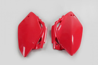 UFO BOCZKI TYLNE HONDA CRF 450R '05-06, KOLOR CZERWONY