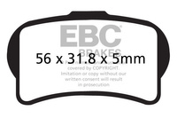 Klocki hamulcowe EBC FA644TT (kpl. na 1 tarcze)