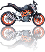 Tłumik IXIL KTM DUKE 390 12-16, typ SOVE (waga 3000 g, długość 423 mm, materiał Inox AISI304, kolor