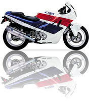 Tłumik IXIL HONDA CBR 600 F 87-90 (PC19 PC23), typ SOVE (waga 3000 g, długość 423 mm, materiał Inox