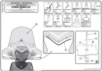 KAPPA MOCOWANIE SZYBY KYMCO People GTi 125-300 (10-11) - A443AK