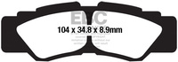 Klocki hamulcowe EBC SXR677HH Side By Side Race Formula (kpl. na 1 tarcze)